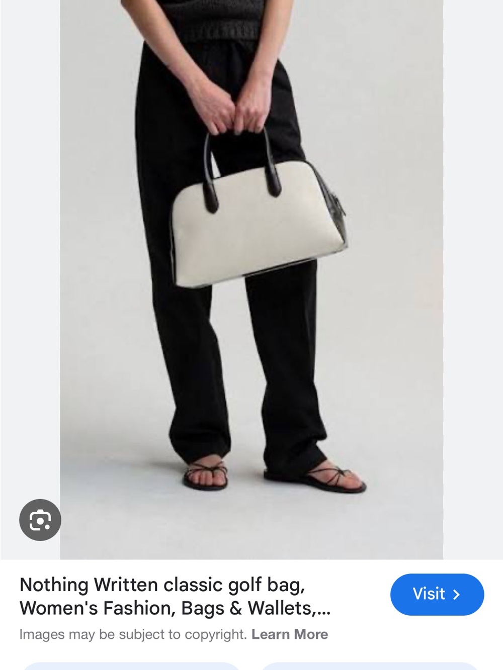 Nothing Written Canvas Golf Bag - Picture 8 of 10